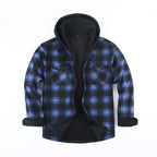 Men's Fleece-Lined Thickened Hooded Shirt style-haven-vwag8