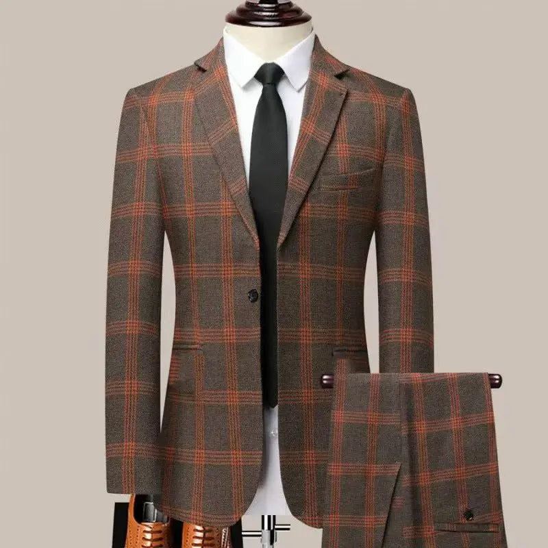Mens Casual Loose-fitting Versatile Suit Set style-haven-vwag8