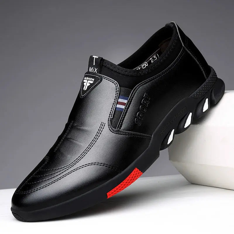 Leather Shoes Mens Leather Spring New Mens Business style-haven-vwag8