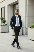 Expanded Black Suit Walking - Full Model