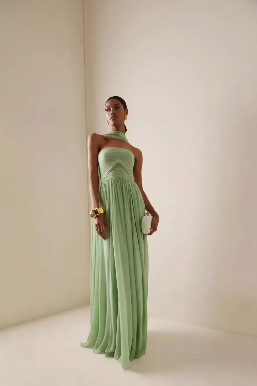 Expanded Green Dress Product Image