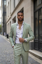 Expanded Sage Green Suit - Full Model