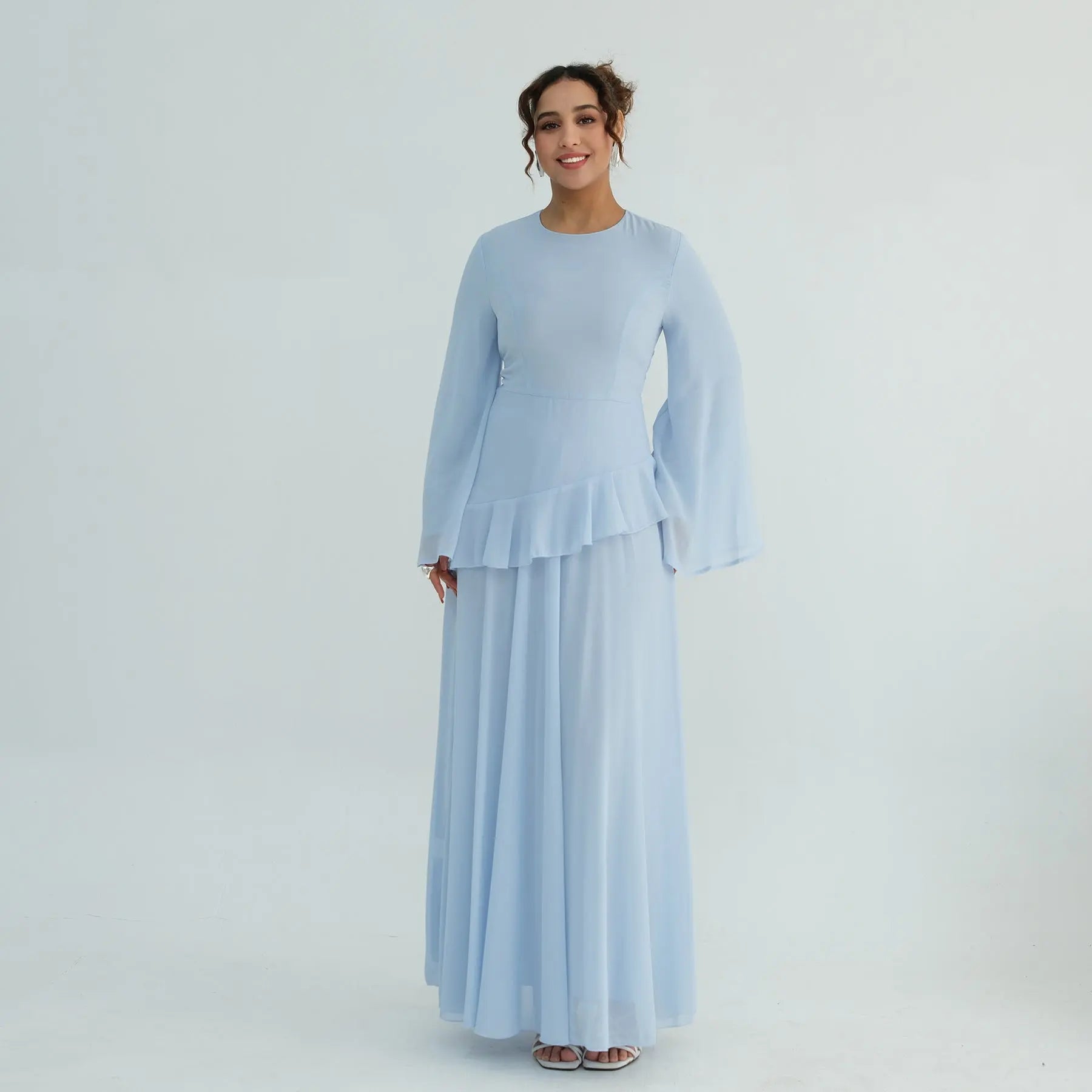 Women's Waist-cinching Double-layer Dress style-haven-vwag8