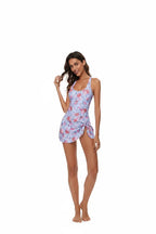 Women's Tummy Control One-Piece Swimdress with Skirt Style Haven