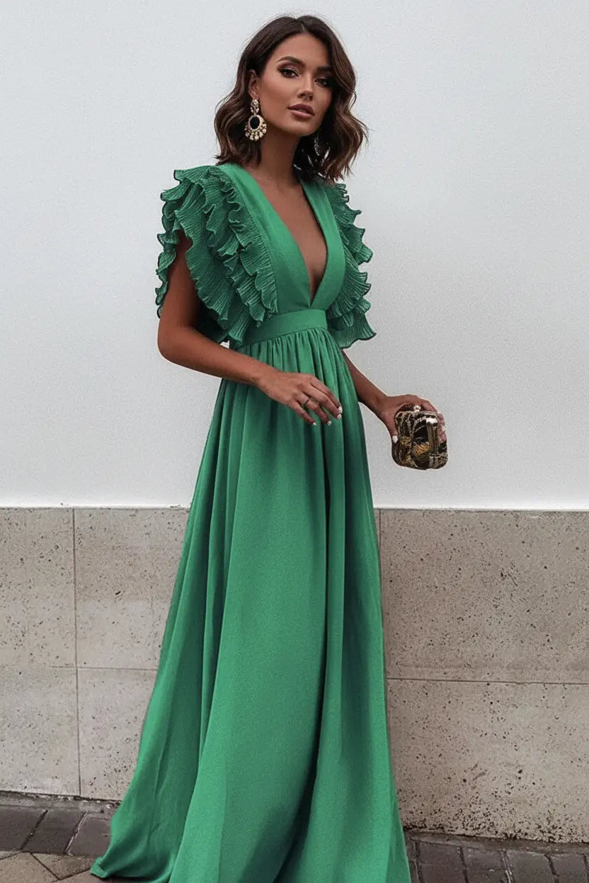 Women's Plus Size Elegant Maxi Party Gown Style Haven