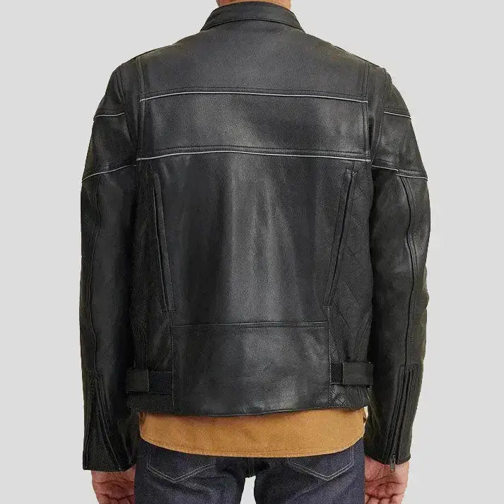 Mens Leather Rider Jacket Riders Republic UK